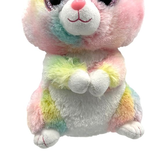 Ty Beanie Boos Collection Bubby Bunny Stuffed Animal Plush Toy Spring Silk - Picture 3 of 11